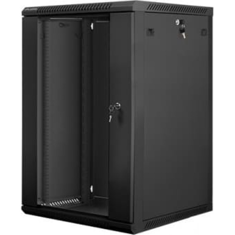 Lanberg Wall-Mounted Rack 19inches 18U 600X600mm black
