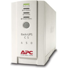 APC Back-UPS puhvertoiteallikas (UPS) Ooteseisund (v&otilde;rgust v&auml;ljas) 0,65 kVA 400 W 4 vahelduvvoolu kontakt
