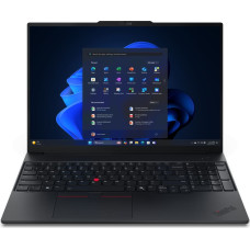 Lenovo ThinkPad E16 Gen 3 (AMD) AMD Ryzen&trade; 7 250 Laptop 40.6 cm (16") WUXGA 16 GB DDR5-SDRAM 512 GB SSD Wi-Fi 6E (802.11ax) Windows 11 Pro English Black
