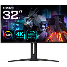 Gigabyte AORUS FO32U2 монитор для ПК 80 cm (31.5") 3840 x 2160 пикселей 4K Ultra HD OLED Черный