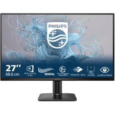 Philips 1000 series 27E2N1100L/00 PC lamekuvar 68,6 cm (27") 1920 x 1080 pikslit Full HD LCD Must