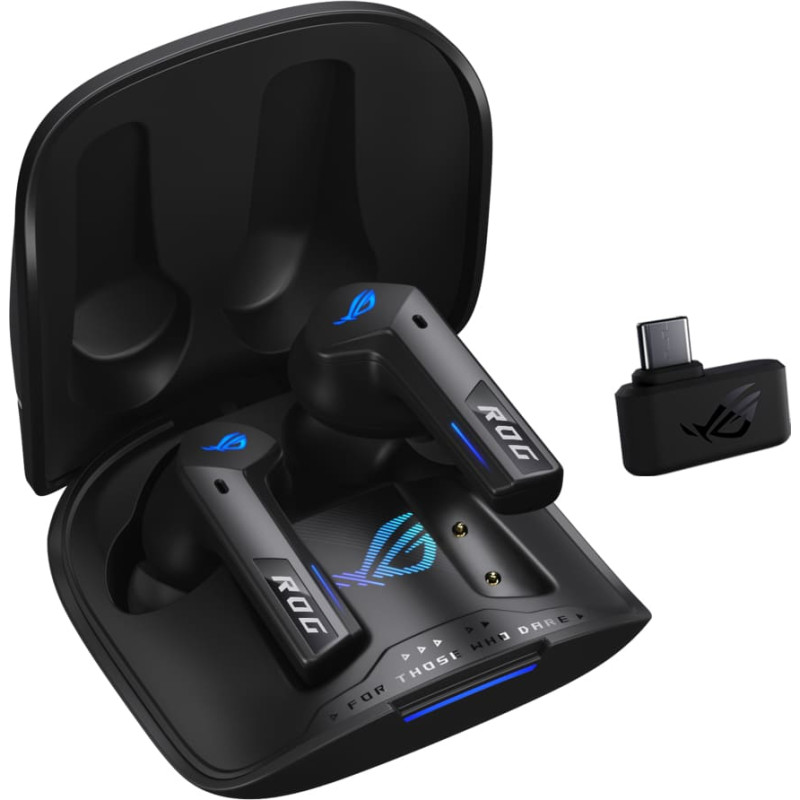 Asus ROG Cetra True Wireless Speednova K&otilde;rvaklapp True Wireless Stereo (TWS) K&otilde;rvasisene M&auml;ngimine Bluetooth Must