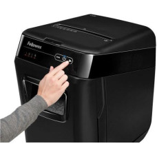 Fellowes AutoMax 150C dokumentų naikiklis Kryžminis 23 cm Juoda, Pilka