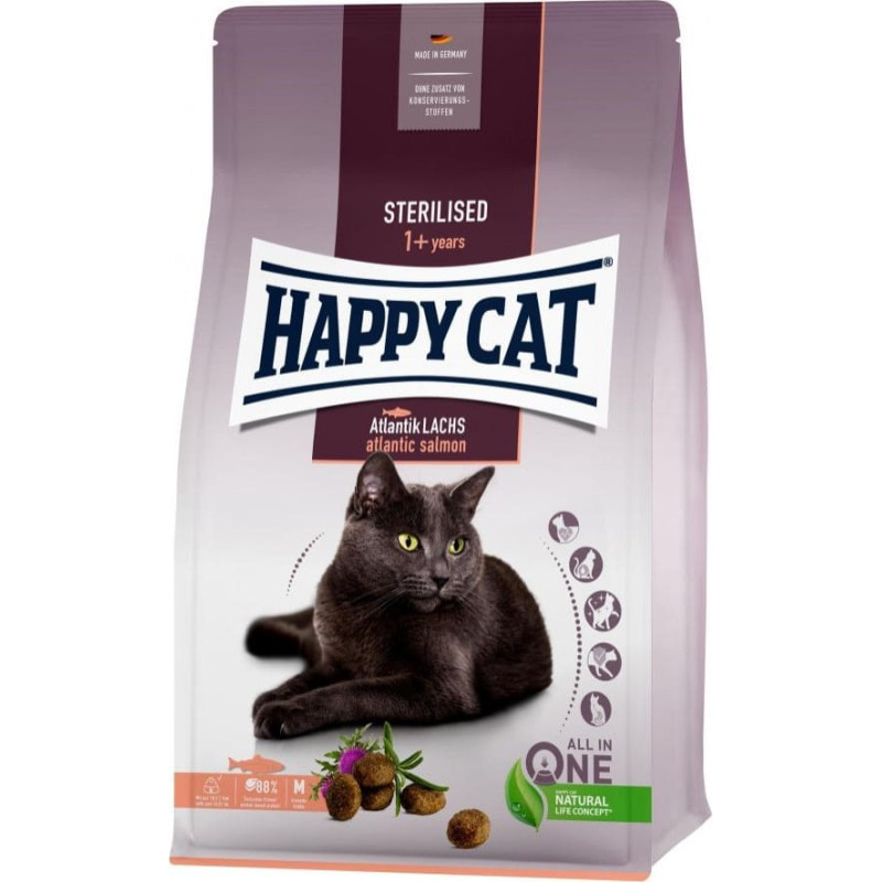 Happy Cat Sterilised Atlantic Salmon 10kg