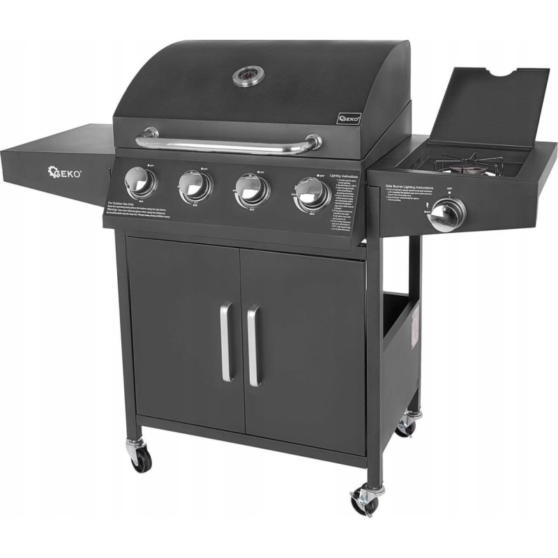 Geko G80516 Grill ogrodowy gazowy 14.5 kW 41.5 cm x 59 cm