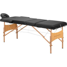 Activeshop St&oacute;ł składany do masażu drewniany Balance 3 segmentowe czarny