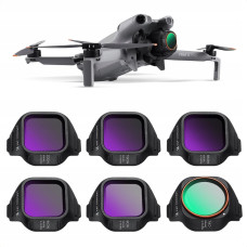 KF Zestaw Filtr&oacute;w 6w1 Filtr Cpl Szary Nd8 Nd16 Nd32 Nd64 Nd128 Dji Mini 5 Pro / Sku.1674