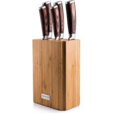 G21 Peilių rinkinys G21 Gourmet Nature 5 vnt + bambuko dėklas 6002218
