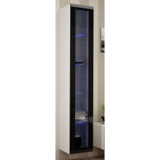 Cama Meble Cama Glass-case VIGO '180' 180/40/30 white/black gloss