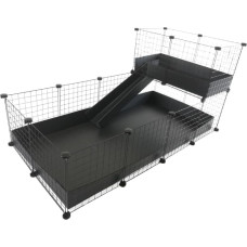 C&C modular cage one-storey 4x2 + Loft 2x1 + Black ramp