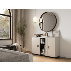 Cama Meble Cama SOHO chest of drawers 120x41x80 cashmere + black