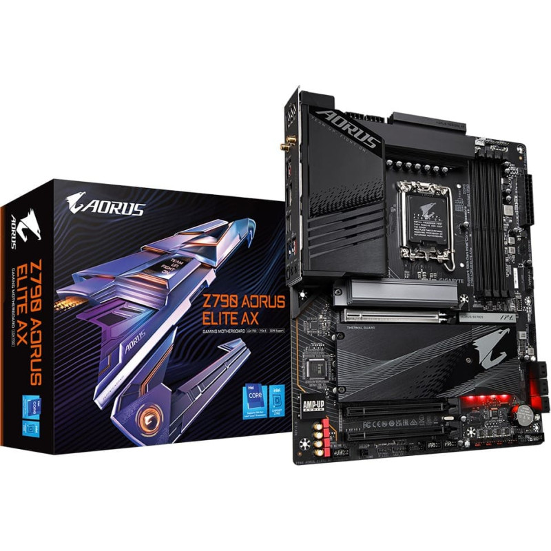 Gigabyte Z790 AORUS ELITE AX emaplaat Intel Z790 LGA 1700 ATX