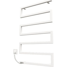 Kosser Electric towel rail Zeta 900x550 EL, with timer, white (cable left)