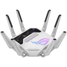 Asus ROG Rapture GT-BE19000AI беспроводной маршрутизатор 10 Gigabit Ethernet Трехдиапазонный (2,4 ГГц / 5 ГГц / 6 ГГц) Белый