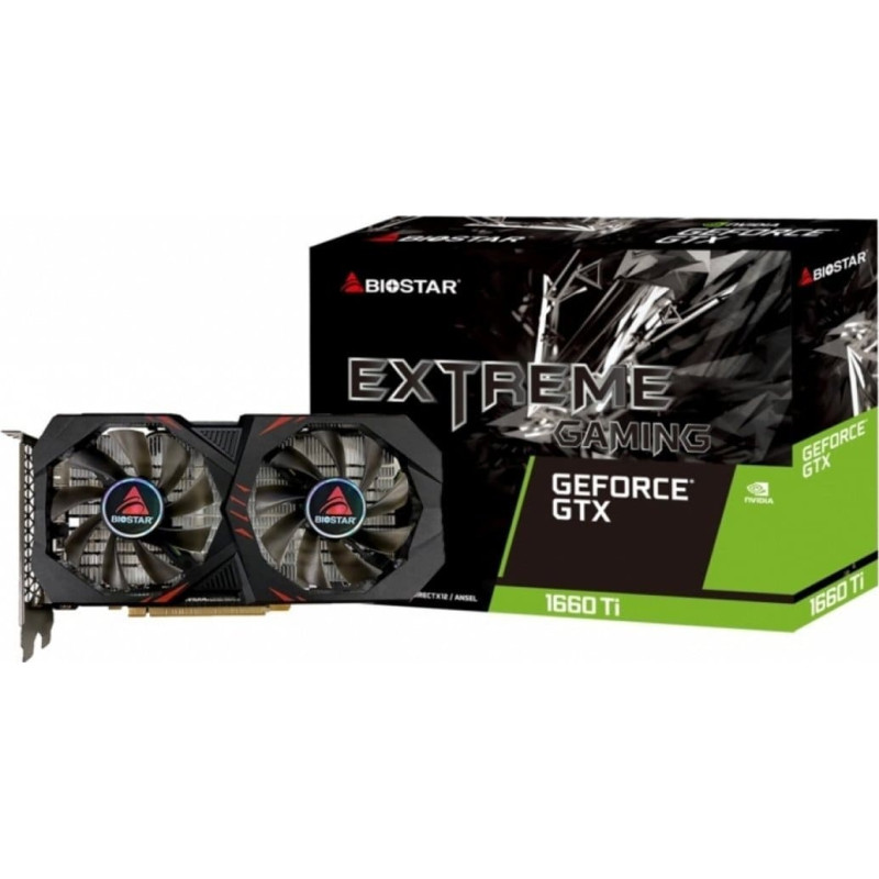 Biostar GTX 1660 Ti NVIDIA GeForce GTX 1660 Ti 6 GB GDDR6