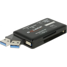 Delock Czytnik Delock Delock Card Reader SuperSpeed USB Typ-A (3.2 Gen 1) 5 Gbps, 6 Kartensch&auml;chte