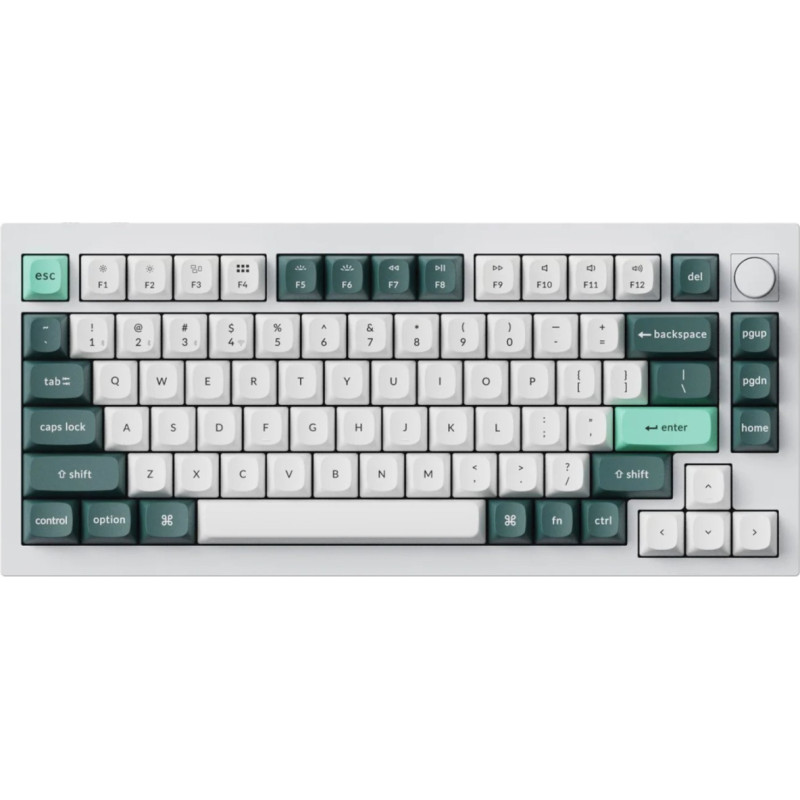Keychron Klawiatura Keychron Q1 HE QMK Gateron Double-Rail Magnetic Nebula (Q1H-P1)
