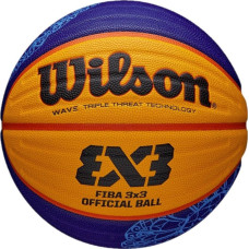 Wilson Piłka do koszyk&oacute;wki 3x3 FIBA 2024 Paris Olympic r. 6 (WZ1011502XB)