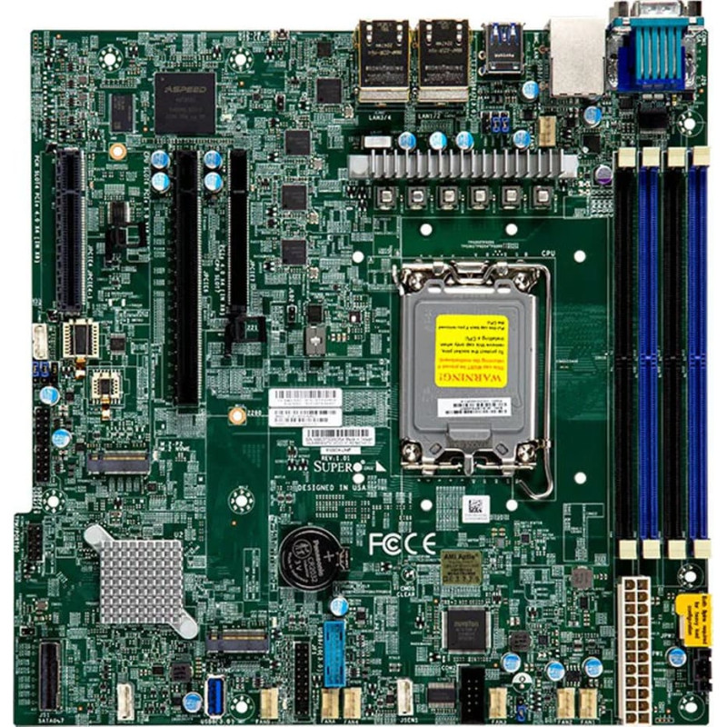 Supermicro Mainboard X13SCH-LN4F micro-ATX Sockel 1700 DDR5-only Single