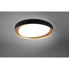 Trio Rl Lampa sufitowa Trio RL Nowoczesny plafon czarny Trio RL Zeta LED R62712402