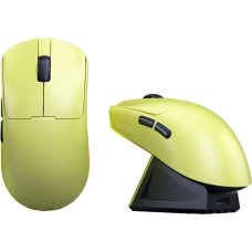 Leobog Mysz Leobog GM3 Yellow ze stacją ładującą (LEGM3Y)