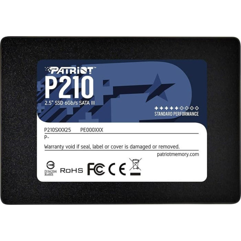 Patriot Disc SSD 512GB P210 520/430 MB/s SATA III 2.5