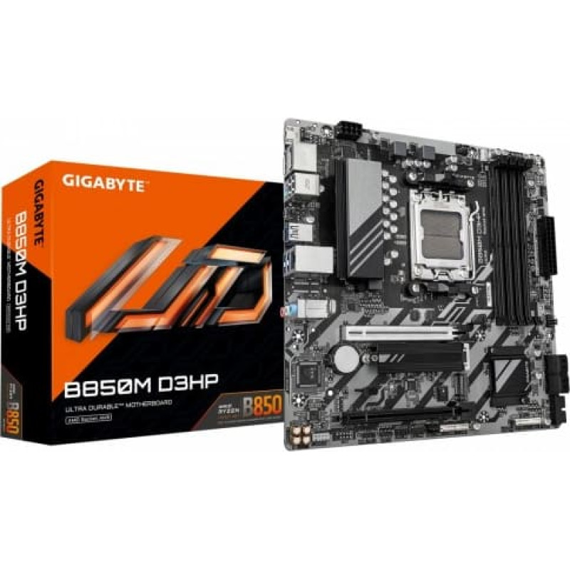 Gigabyte B850M D3HP emaplaat AMD B850 Protsessoripesa AM5 Mikro ATX