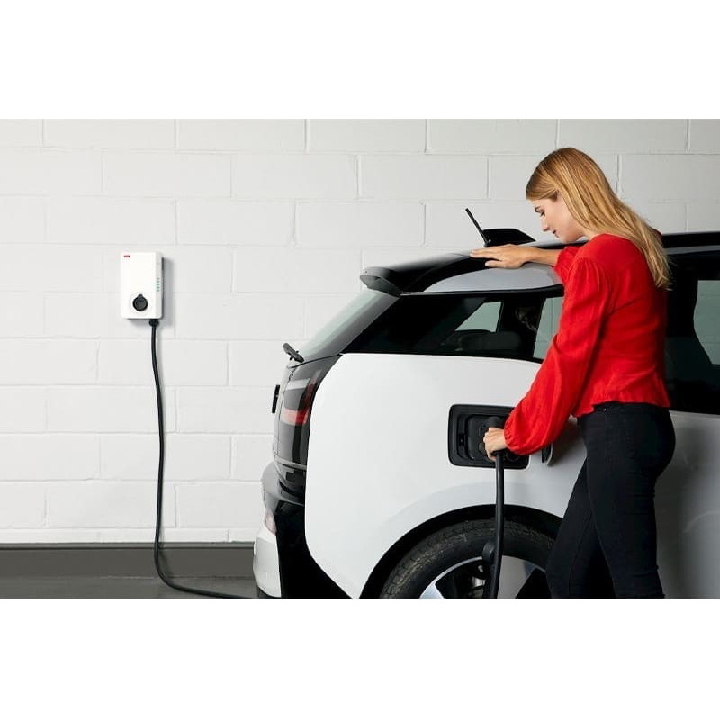 ABB Terra AC W11-G5-R-V2-0 charging station: Terra AC wallbox 11 kW, Type 2, 5 m cable, 3-phase/16 A, with RFID, version 2