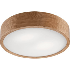 Lamkur Lampa sufitowa Lamkur Plafon drewniany dębowy LED 3-punktowy okrągły 47cm