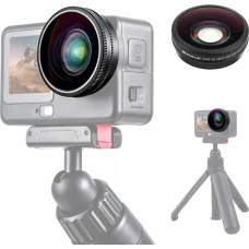 Puluz Obiektyw Puluz Obiektyw Szerokokątny Soczewka Fov Boost 185&deg; Do Dji Osmo Action 6 / Szkło Hd / Pu1103