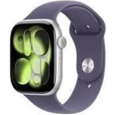 Apple Smartwatch Apple Watch 11 GPS + Cellular 46mm Silver Alu Sport Band S/M Fioletowy  (MFCP4WF/A)