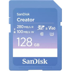 Sandisk Karta SanDisk Creator SDXC 128 GB Class 10 UHS-II/U3 V60 (SDSDXEP-128G-GNCIS)