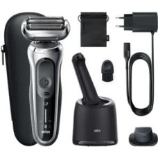 Braun Series 7 71-S7200cc Сеточная бритва Триммер Черный, Серебристый