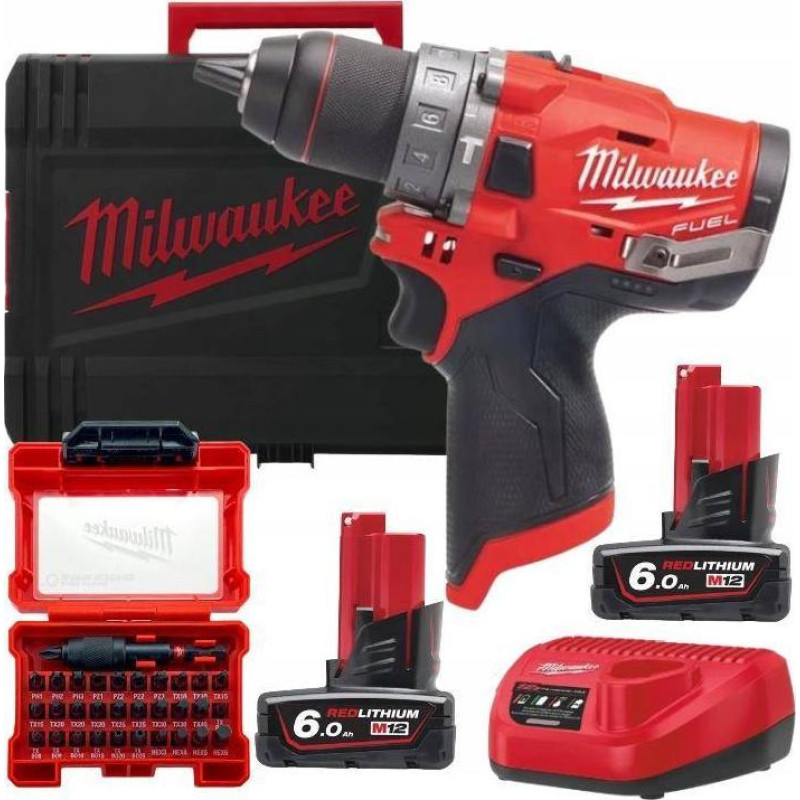 Milwaukee Wiertarko-wkrętarka Milwaukee M12 FPD-602X Wiertarko-wkrętarka udarowa Milwaukee