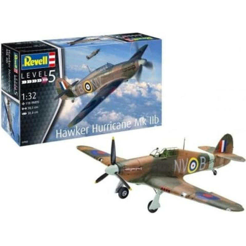 Revell Plastic model Plane Hawker Hurricane MK IIB 1/32