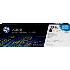 HP 304A 2-pack Black Original LaserJet Toner Cartridges