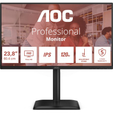 AOC 24E4U монитор для ПК 60,5 cm (23.8") 1920 x 1080 пикселей Full HD LED Черный