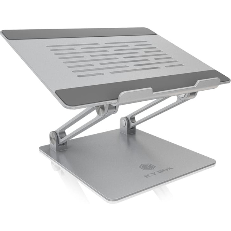 Icy Box IB-NH300 Стойка для ноутбука Серебристый 43,2 cm (17")