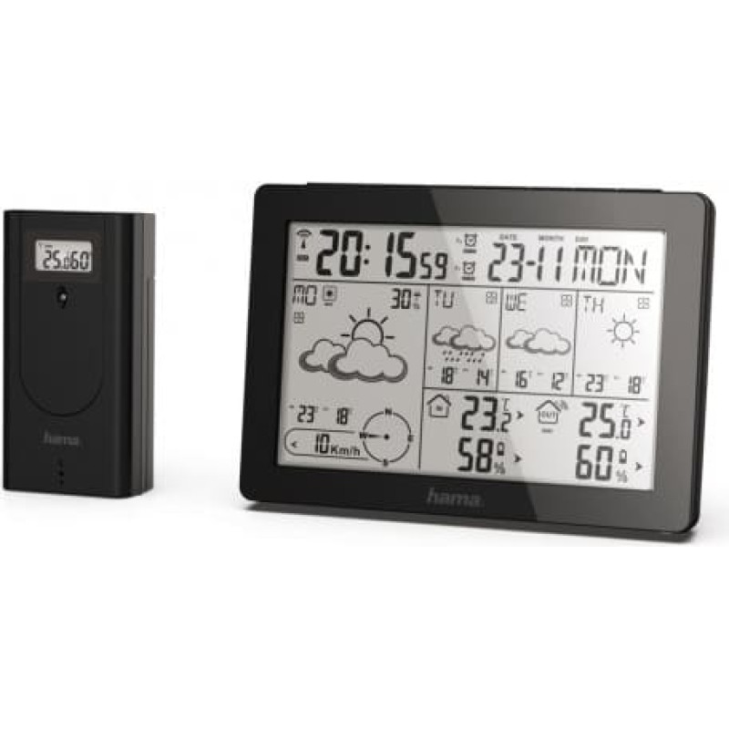 Hama Meteotime Juoda Baterija