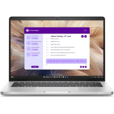Dell Pro 14 Plus PB14250 Copilot+ PC Intel Core Ultra 7 266V Knyginis kompiuteris 35,6 cm (14") Full HD+ 16 GB LPDDR5x-SDRAM 512 GB SSD Wi-Fi 7 (802.11be) Windows 11 Pro Aliuminis