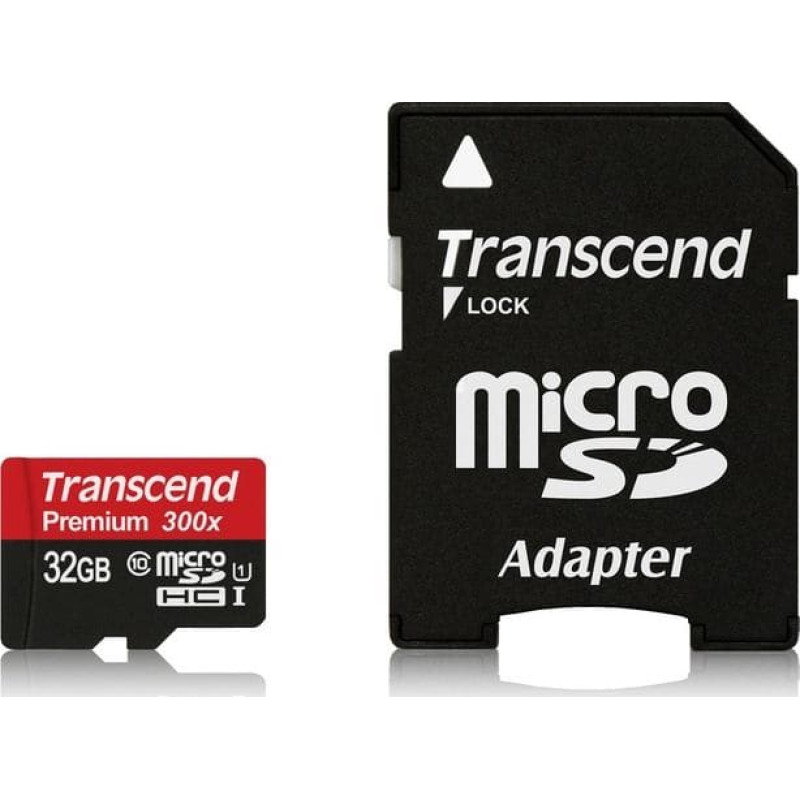 Transcend Karta Transcend Premium MicroSDHC 32 GB Class 10 UHS-I/U1  (TS32GUSDU1)