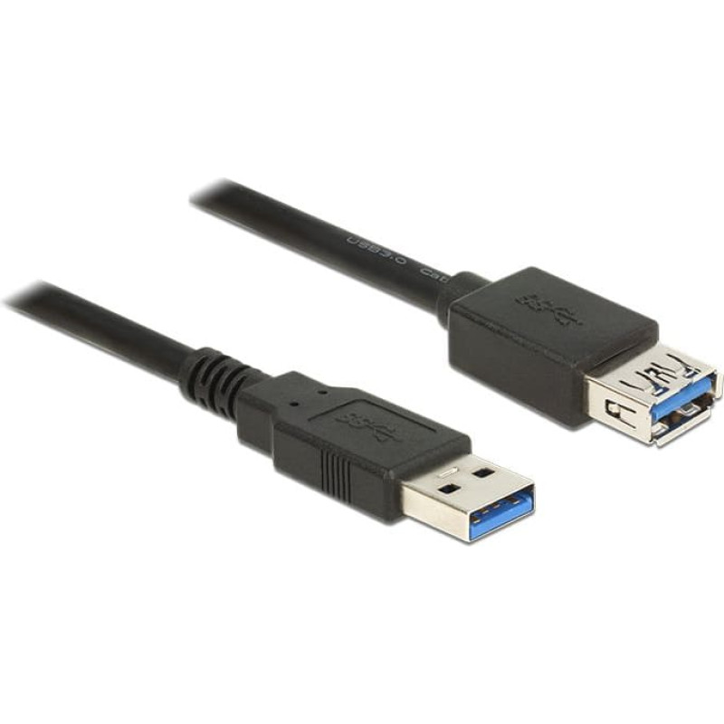 Delock Kabel USB Delock USB-A - USB-A 1.5 m Czarny (85055)