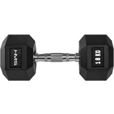 HMS &lrm;&lrm;Hantel Hex Pro gumowany 1 x 18 kg