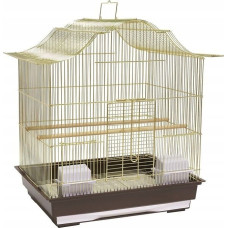 Panama Pet Panama Pet klatka dla ptak&oacute;w 47x36x55,5 cm złoto/brązowa