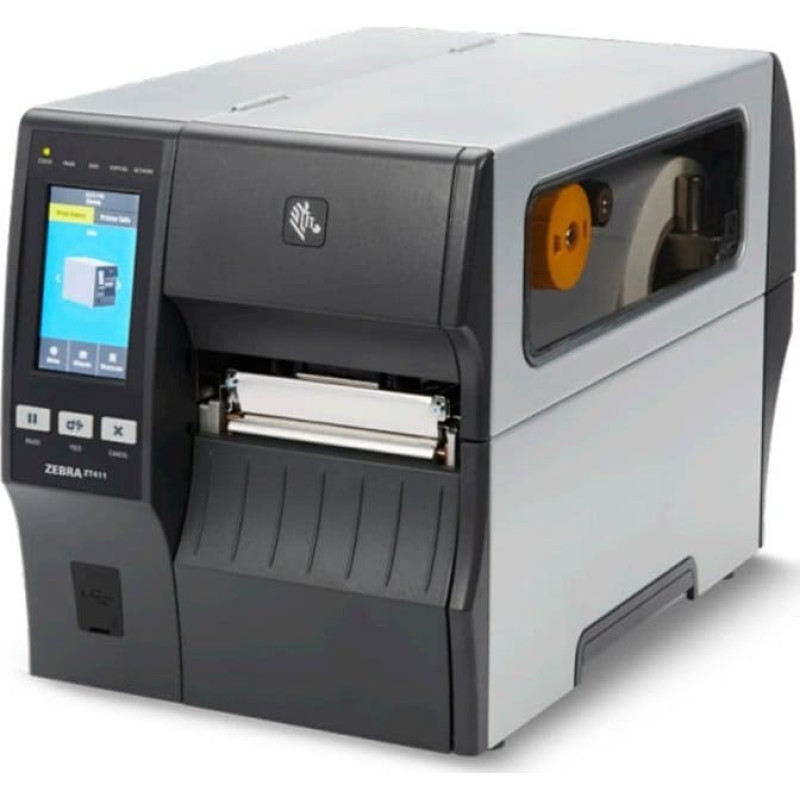 Zebra Drukarka etykiet Zebra Zebra TT Printer ZT411, 4'', 203 dpi, Euro and UK Cord, Serial, USB, 10/100 Ethernet, Bluetooth 4.1/MFi, USB Host, On-metal, RFID UHF Encoder:EZPL