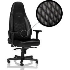 Noblechairs Fotel Noblechairs ICON z prawdziwej sk&oacute;ry - czarny (GAGC-090)