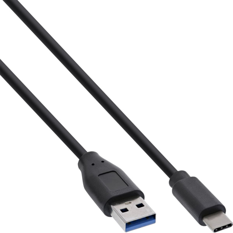Inline Kabel USB InLine USB-A - USB-C 2 m Czarny (B-35712)