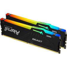 Kingston Fury Pamięć Kingston Fury Beast RGB, DDR5, 32 GB, 5200MHz, CL40 (KF552C40BBAK2-32)