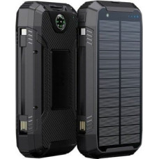 Powerneed S20000Q mobile device charger Universal Black Lightning, Solar, USB Wireless charging Fast charging Outdoor