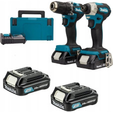 Makita Zestaw narzędzi Makita ZESTAW COMBO LI-LON 18V LXT DDF487+DTD157 2*2.0AH